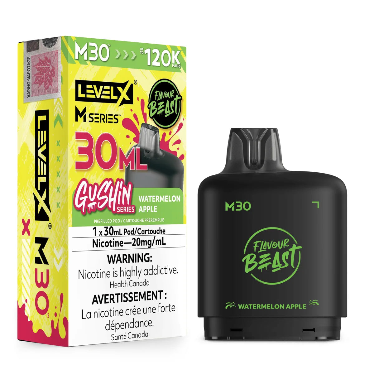 Watermelon Apple Level X M Series 30mL Pod