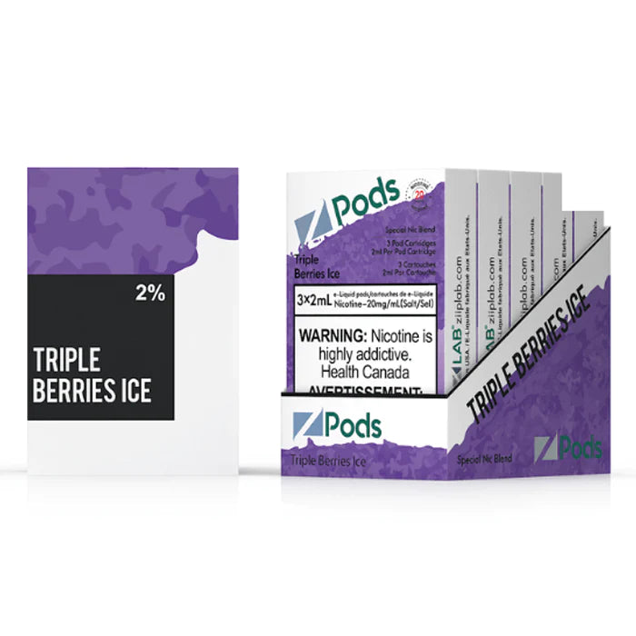 GLACE TRIPLE BAIES - Z PODS (MÉLANGE SUPREME NIC)