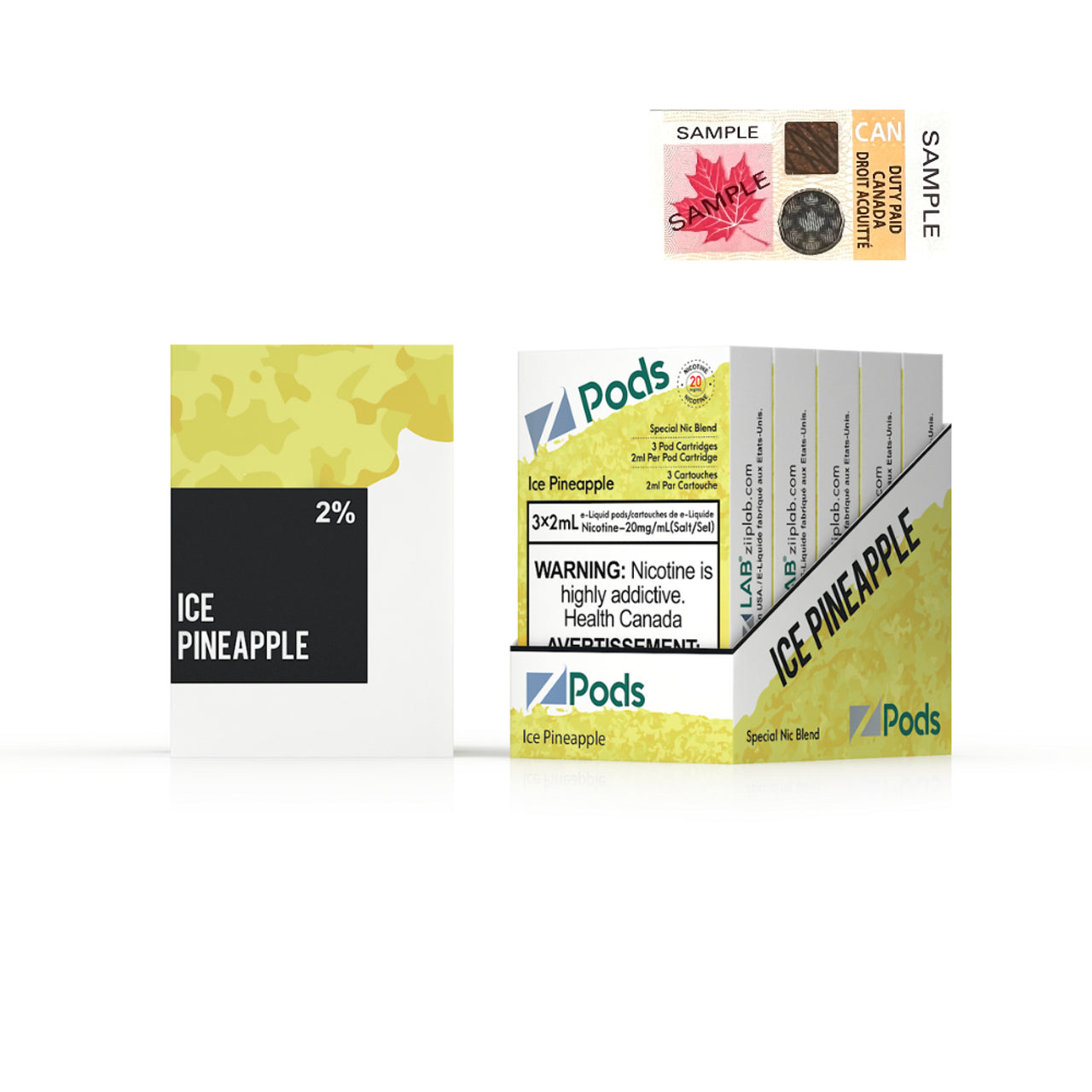 Ice Pineapple  - Z PODS ( SUPREME NIC BLEND)