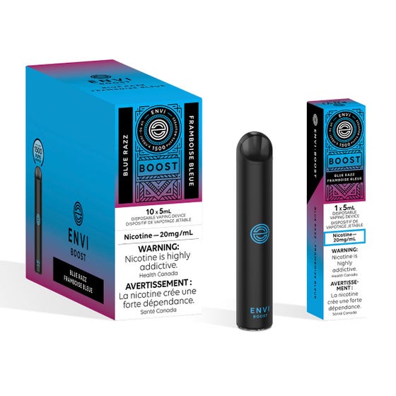 ENVI BOOST HIT DISPOSABLE - BLUE RAZZ