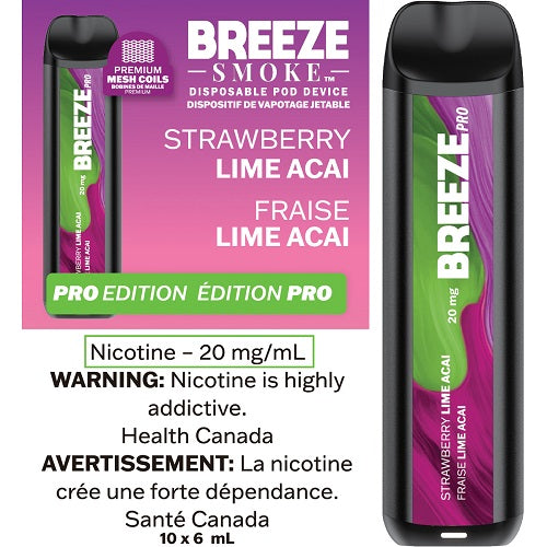 Breeze Pro - Strawberry Lime Acai  -Synthetic