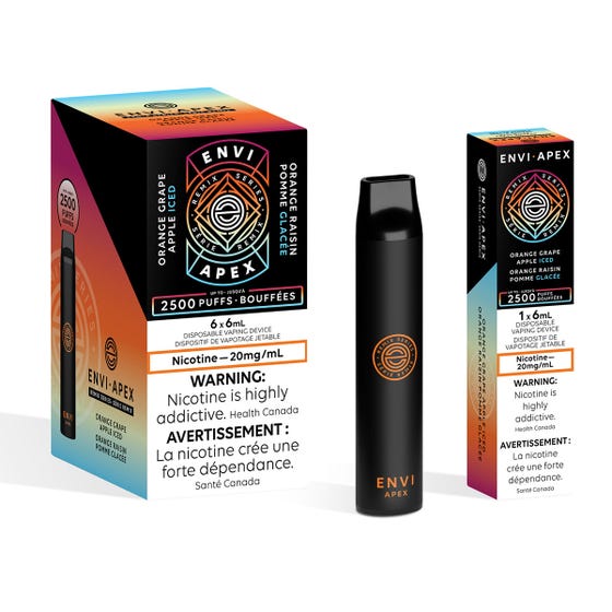 ENVI APEX DISPOSABLE - ORANGE GRAPE APPLE ICED