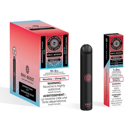 ENVI BOOST DISPOSABLE - GRAPEFRUIT GUAVA ICED  (Remix Series)