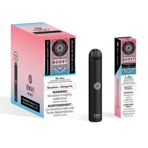 ENVI BOOST DISPOSABLE - STRAWBERRY DELIGHT ICED