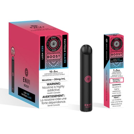 ENVI BOOST DISPOSABLE - LUSH ICED 2%