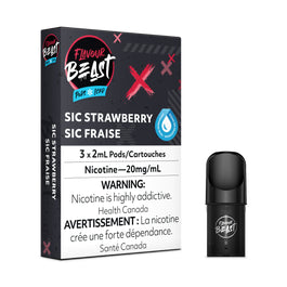 Flavour Beast Pods Pack - Sic Strawberry Iced