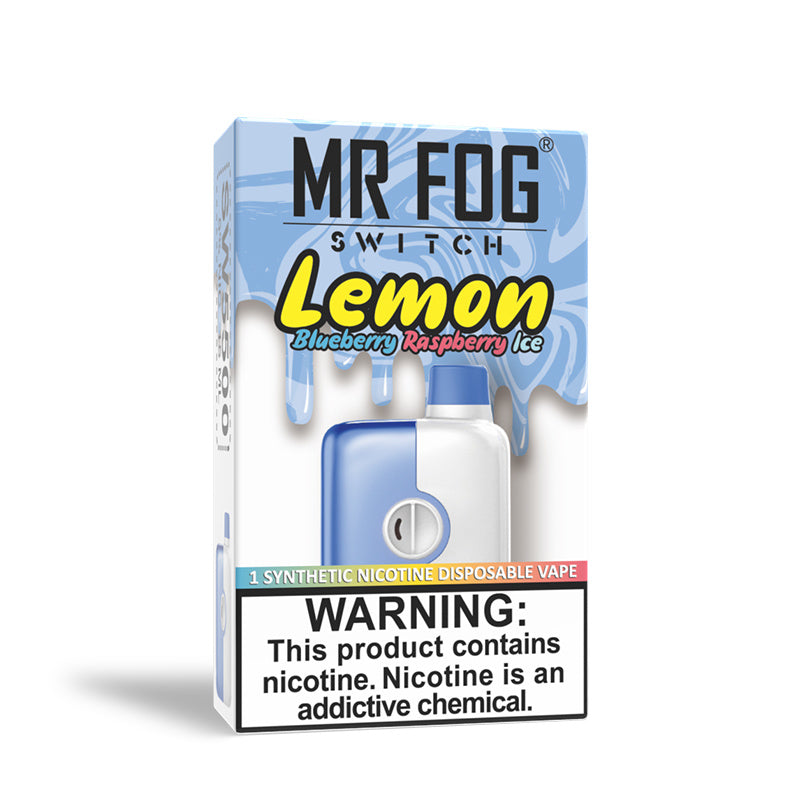 BLUEBERRY RASPBERRY LEMON ICE - MR FOG SWITCH 5500 PUFFS  Quality Vapes