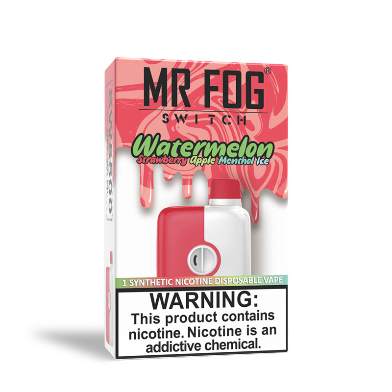 WATERMELON STRAWBERRY APPLE MENTHOL ICE - MR FOG SWITCH 5500 PUFFS