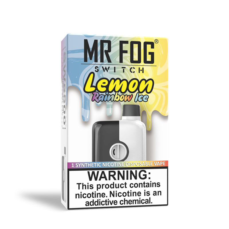 LEMON RAINBOW ICE - MR FOG SWITCH 5500 PUFFS