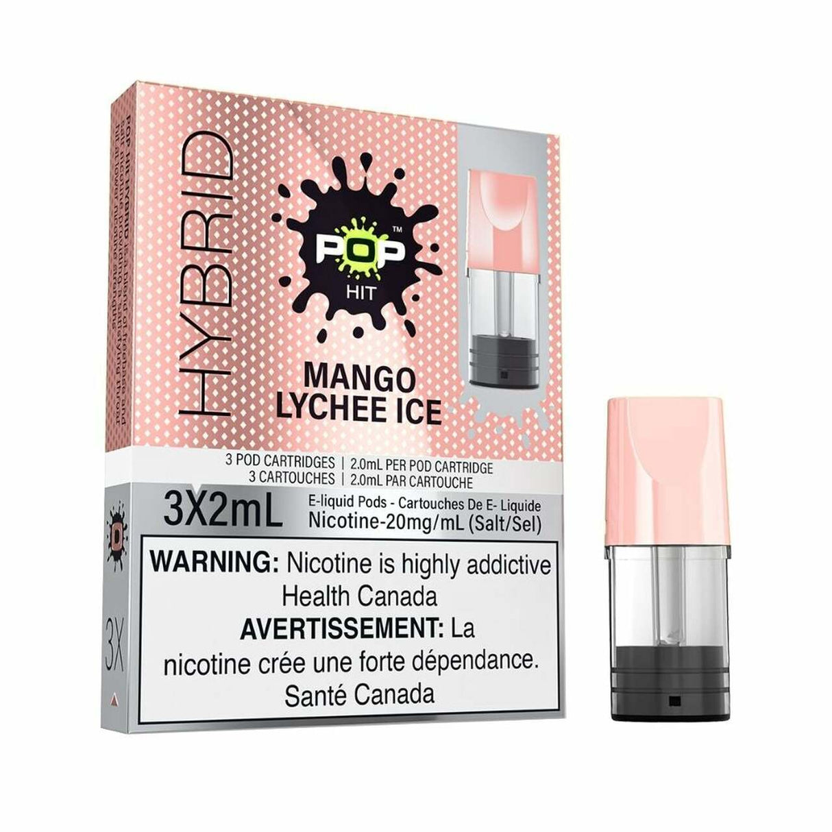 MANGO LYCHEE ICE- POP HYBRID STLTH COMPATIBLE PODS