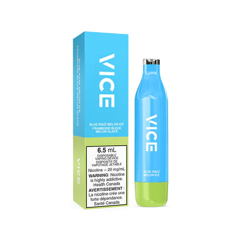 BLUE RAZZ MELON ICE - VICE DISPOSABLE 2500 PUFFS