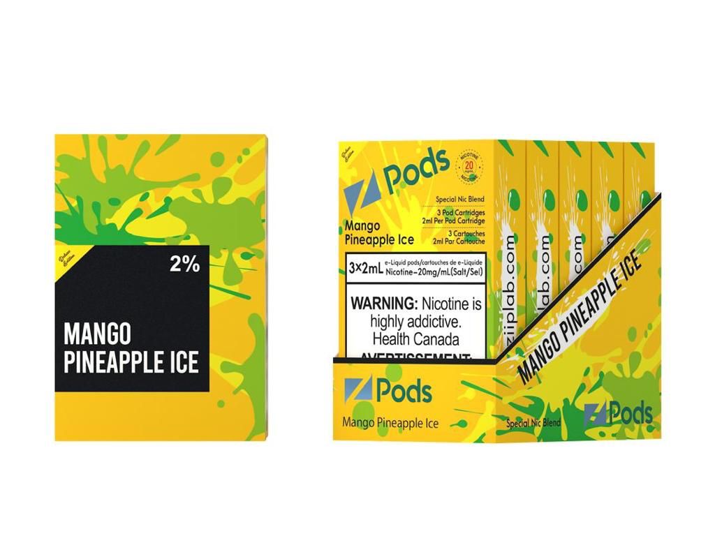 MANGO PINEAPPLE ICE - Z PODS ( SUPREME NIC BLEND)