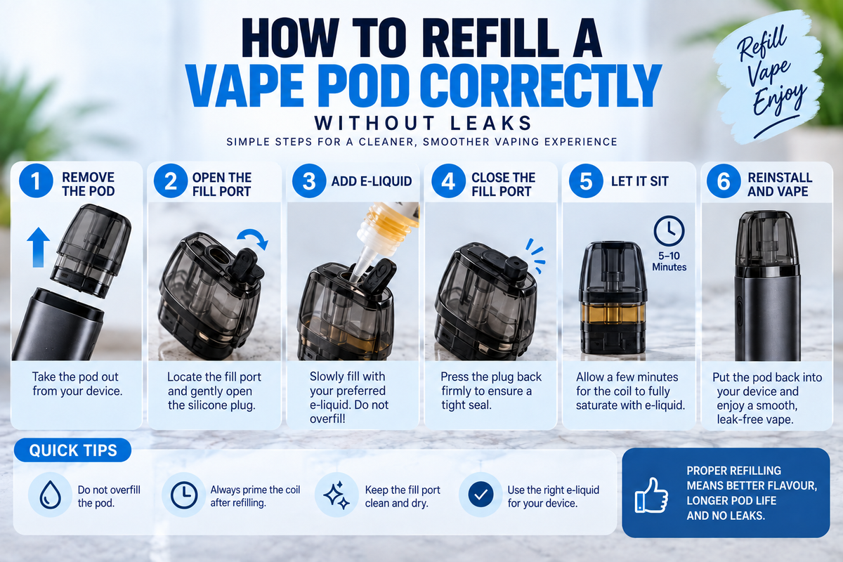 How to Refill a Vape Pod 