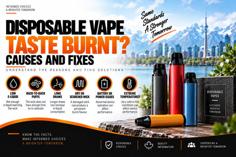 Disposable Vape Taste Burnt? Causes and Fixes