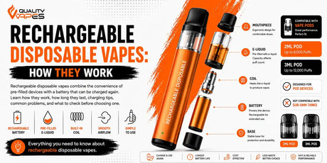 Rechargeable Disposable Vape