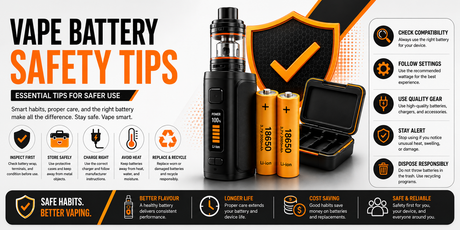 Vape Battery Safety: Essential Tips for Safer Use
