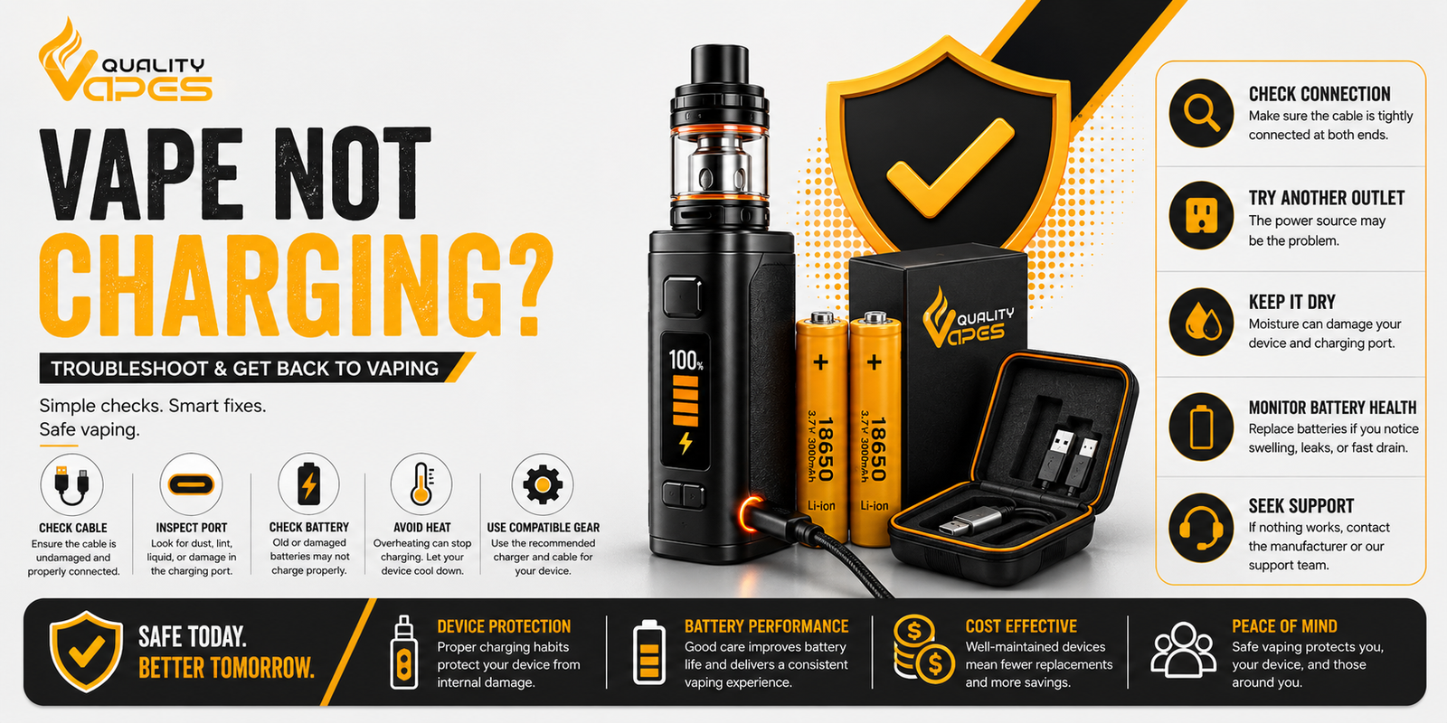 Vape Not Charging: Causes and How to Fix It