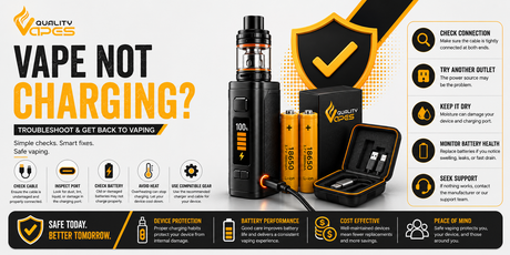 Vape Not Charging: Causes and How to Fix It