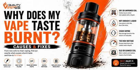 Why Vape Taste Burnt
