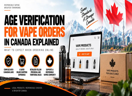 Age verification for vape orders