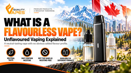 What is a flavourless vape? Unflavoured vaping explained