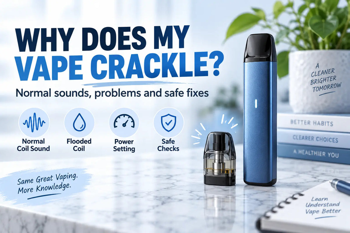 Why does my vape crackle