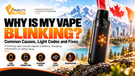Why is my vape blinking? Common causes and fixes