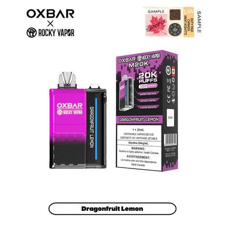 OXBAR Rocky Vapor M20K Disposable Vape - 20000 Puffs Canada
