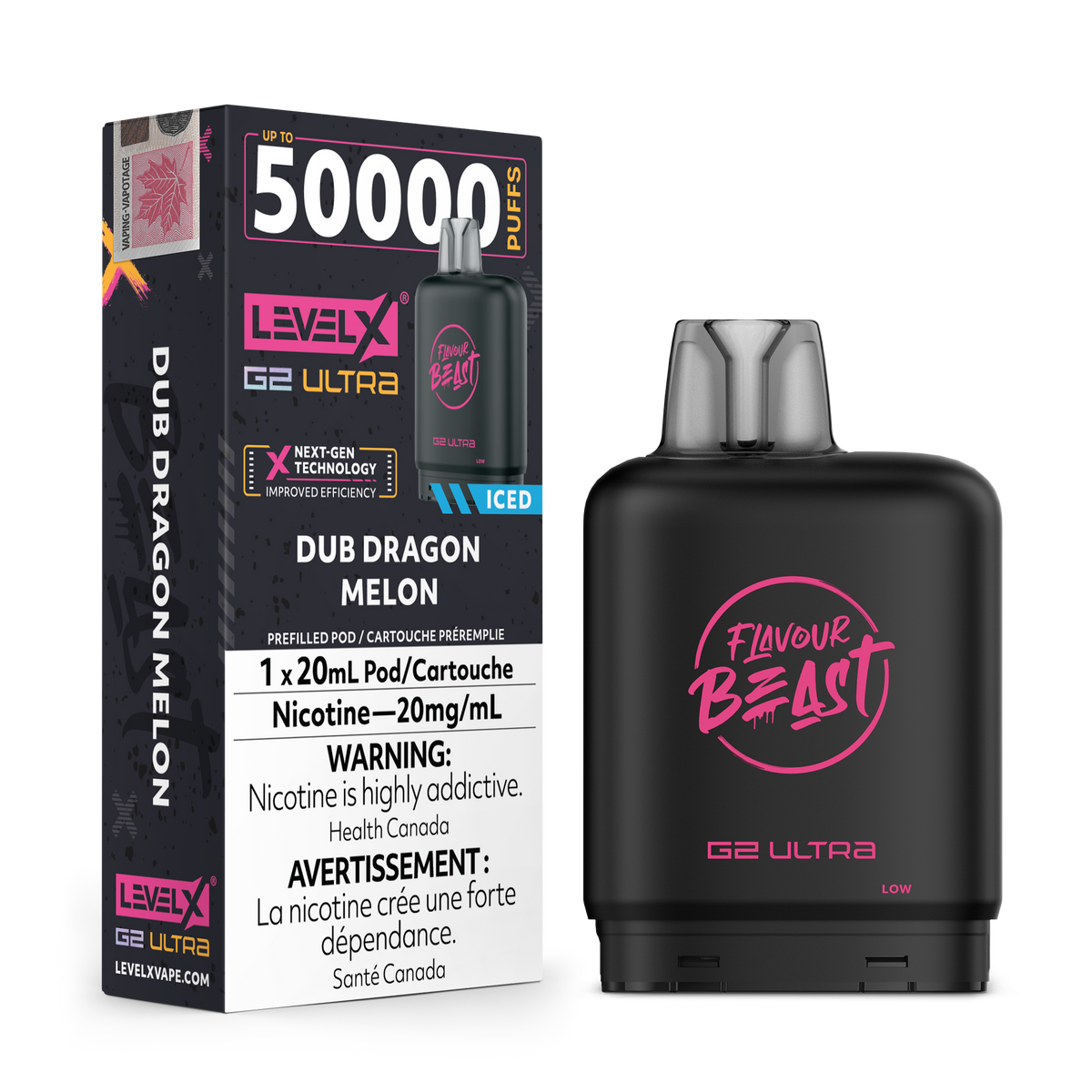 Level X G2 Ultra 50K Pods Flavour Beast 50k – Quality Vapes
