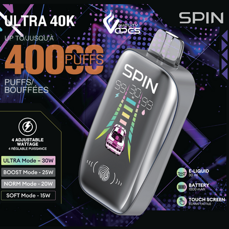 Spin Vape 40k Disposable Ultra Canada