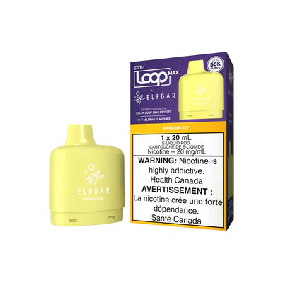 STLTH LOOP MAX x ELFBAR Pods – 20mL prefilled 50,000-puff closed pods for STLTH LOOP MAX Device Canada