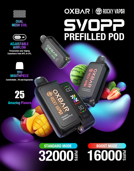 Oxbar Svopp Rocky Vapor 32k Pod