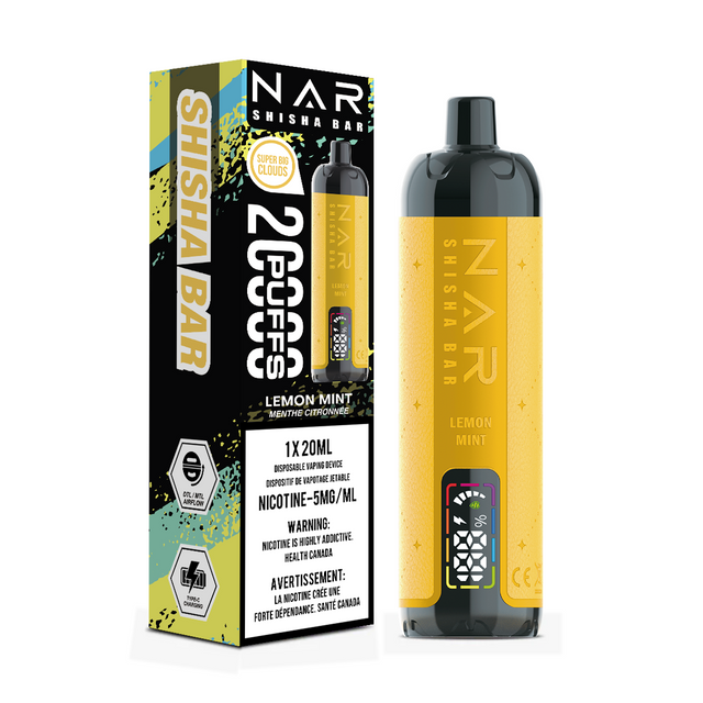 NAR Shisha Bar Vape Disposable - Lemon Mint