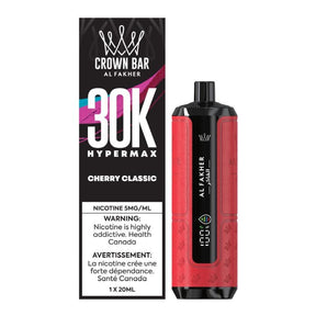 AL FAKHER Crown Bar Hyper Max 30K Disposable Vape – Cherry Classic 