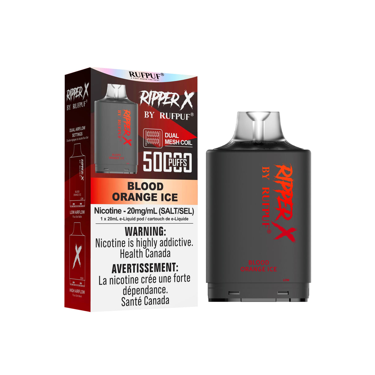Blood Orange Ice - Ripper X 50K Turbo Pod 50000 Puffs