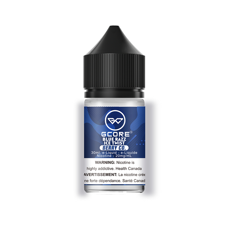 Blue Razz Ice Twist GCORE Vape Juice 30ml Bottle 20mg