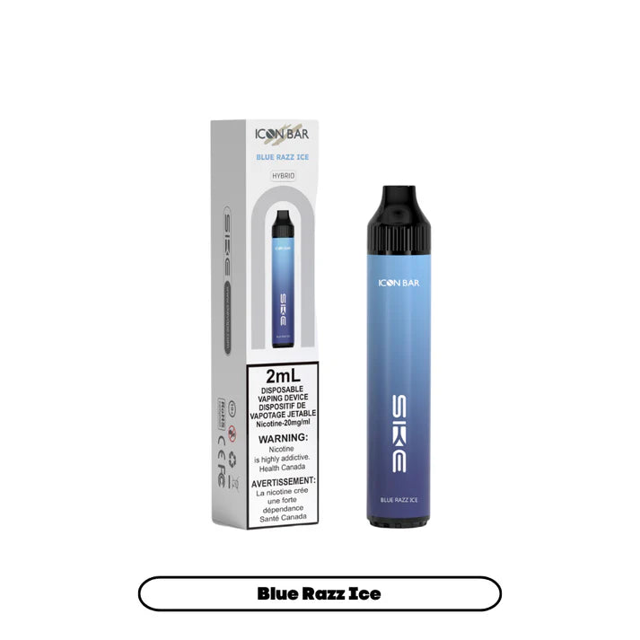 Blueberry Raspberry Ice Icon Bar Hybrid Vape Disposable - 2000 Puffs