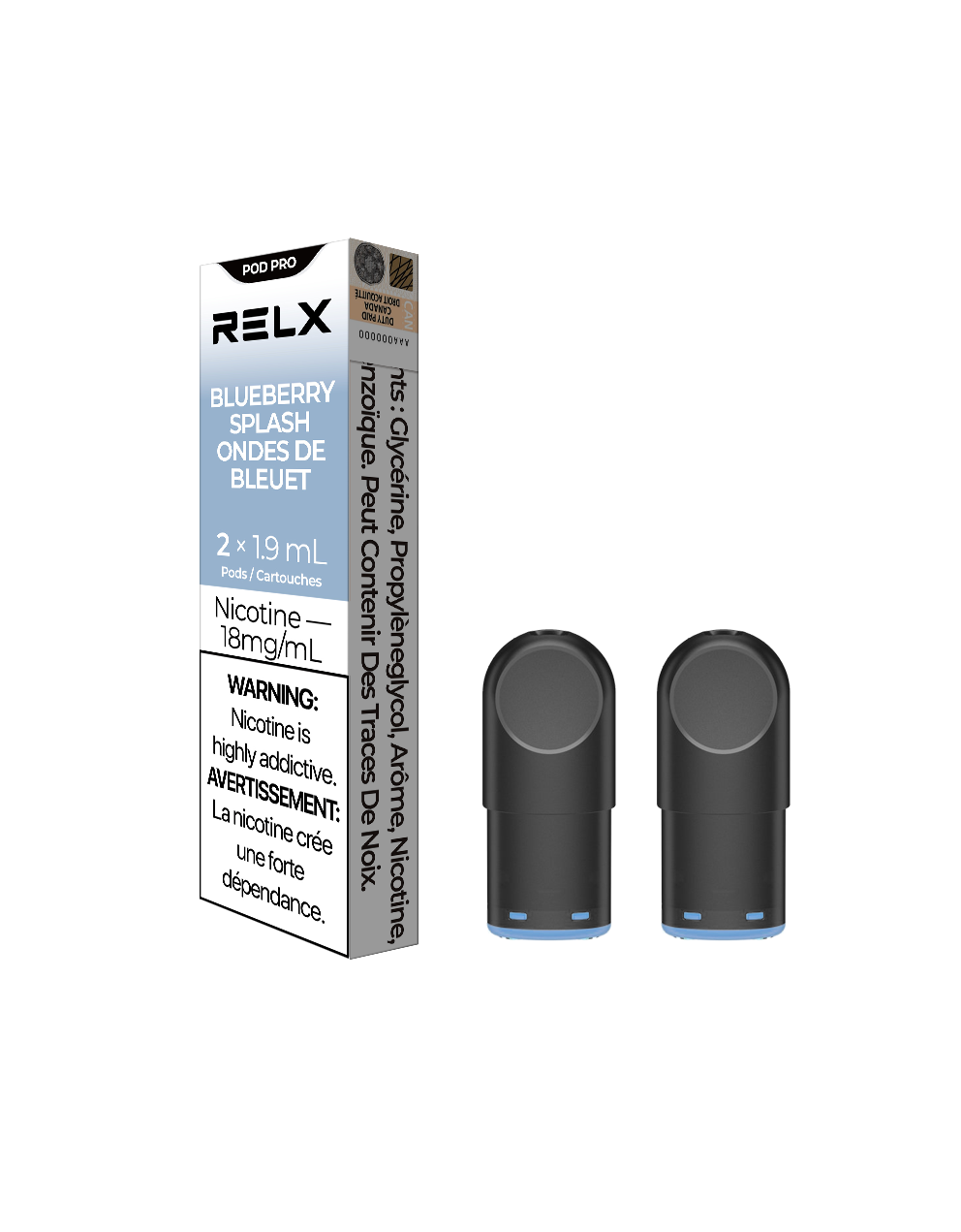 RELX Pod Pro - BLUEBERRY SPLASH  (2 Packs)