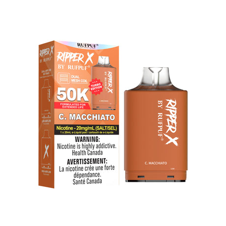 C. MACCHIATO - Ripper X 50k Turbo Pod - 20mg/ml