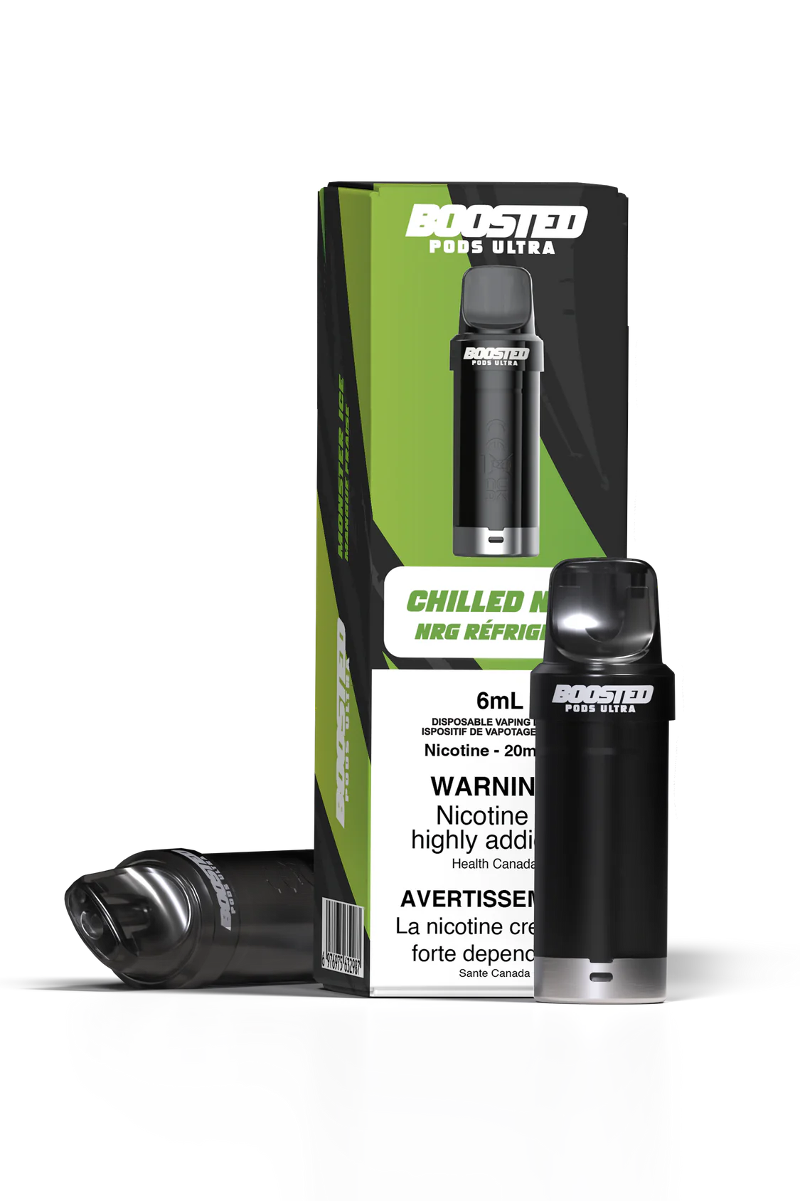 Boosted Ultra Pods 6ml Chilled NRG