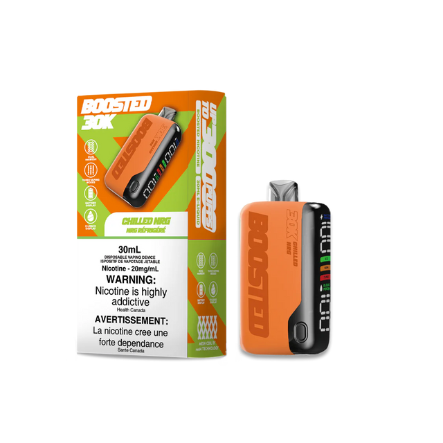 BOOSTED 30K Disposable Vape Chilled NRG flavour