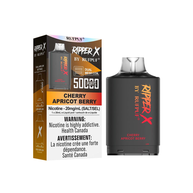 Cherry Apricot Berry Ripper X 50k Vape Pod by RufPuf