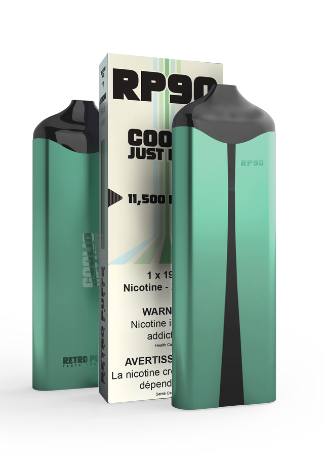 Boosted RP90 Disposable Vape - Coolio Just Mint, 11,500 Puffs