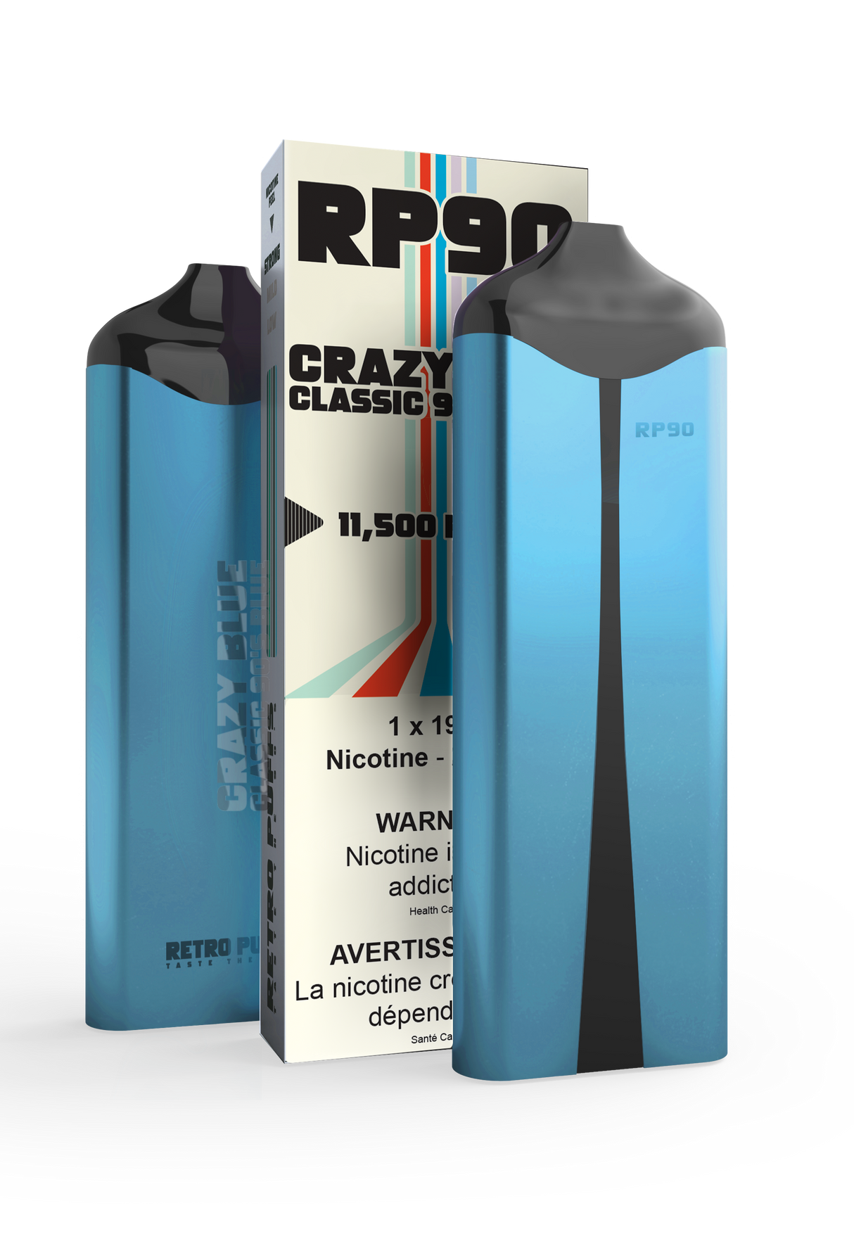 RP90 Disposable Vape Synthetic - Crazy Blue