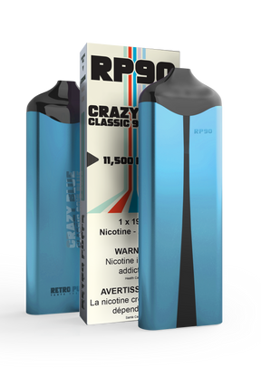 Boosted RP90 Disposable Vape - Crazy Blue, 11,500 Puffs