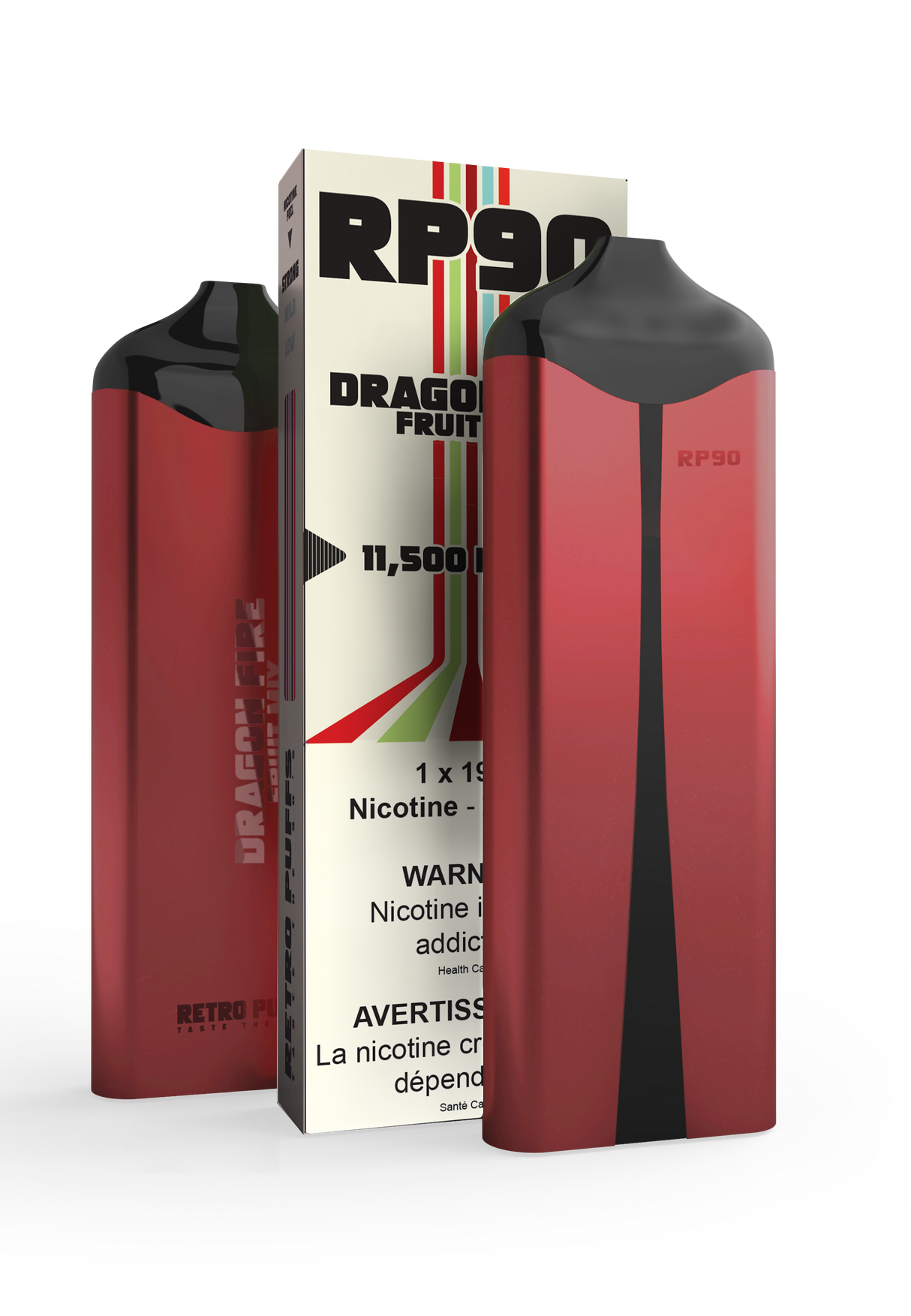 Boosted RP90 Disposable Vape - Dragon Fire, 11,500 Puffs