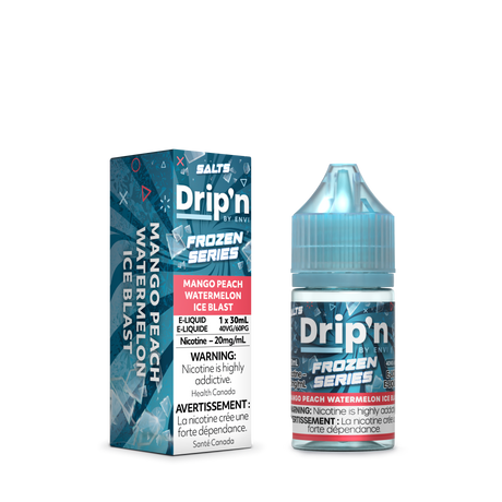 Drip'n by Envi Frozen Series - Mango Peach Watermelon Ice Nic Salt E-Liquid 30mL