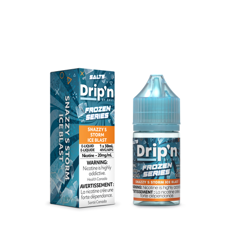 Drip'n by Envi Frozen Series - Snazzy S Storm Ice Nic Salt E-Liquid 30mL