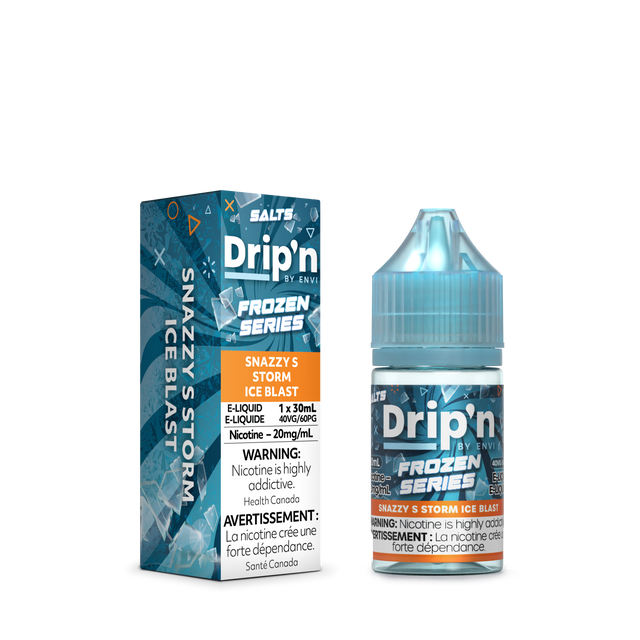 Drip'n by Envi Frozen Series - Snazzy S Storm Ice Nic Salt E-Liquid 30mL