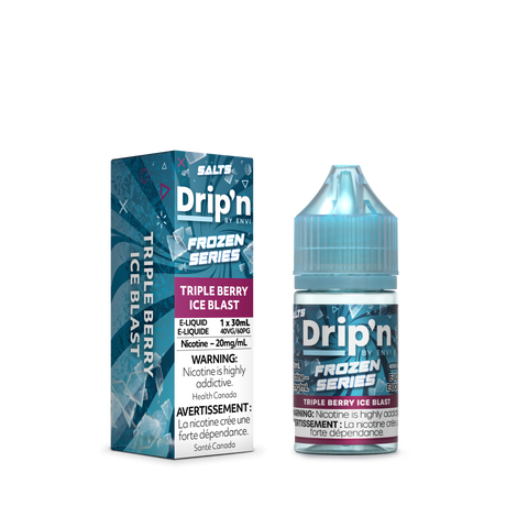 Drip'n by Envi Frozen Series - Triple Berry Ice Nic Salt E-Liquid 30mL